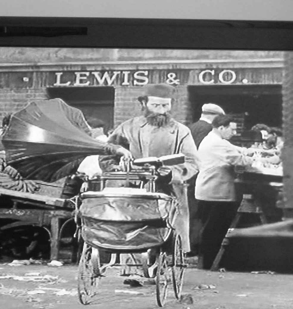 The man with the Yiddisher pram - from the marvellous film 'A kid for two farthings'
