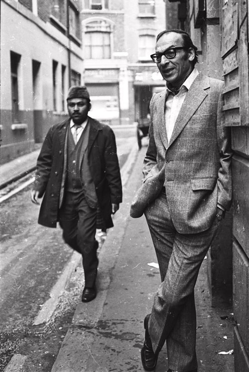 Emanuel Litvinoff in Brick Lane