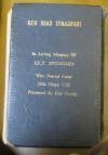 New Rd Synagogue Singer's prayerbook (siddur) in use at Fieldgate Street Synagogue