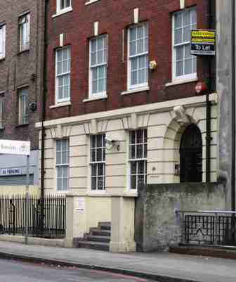 Jews Temporary Shelter in its location at 63 Mansell Street