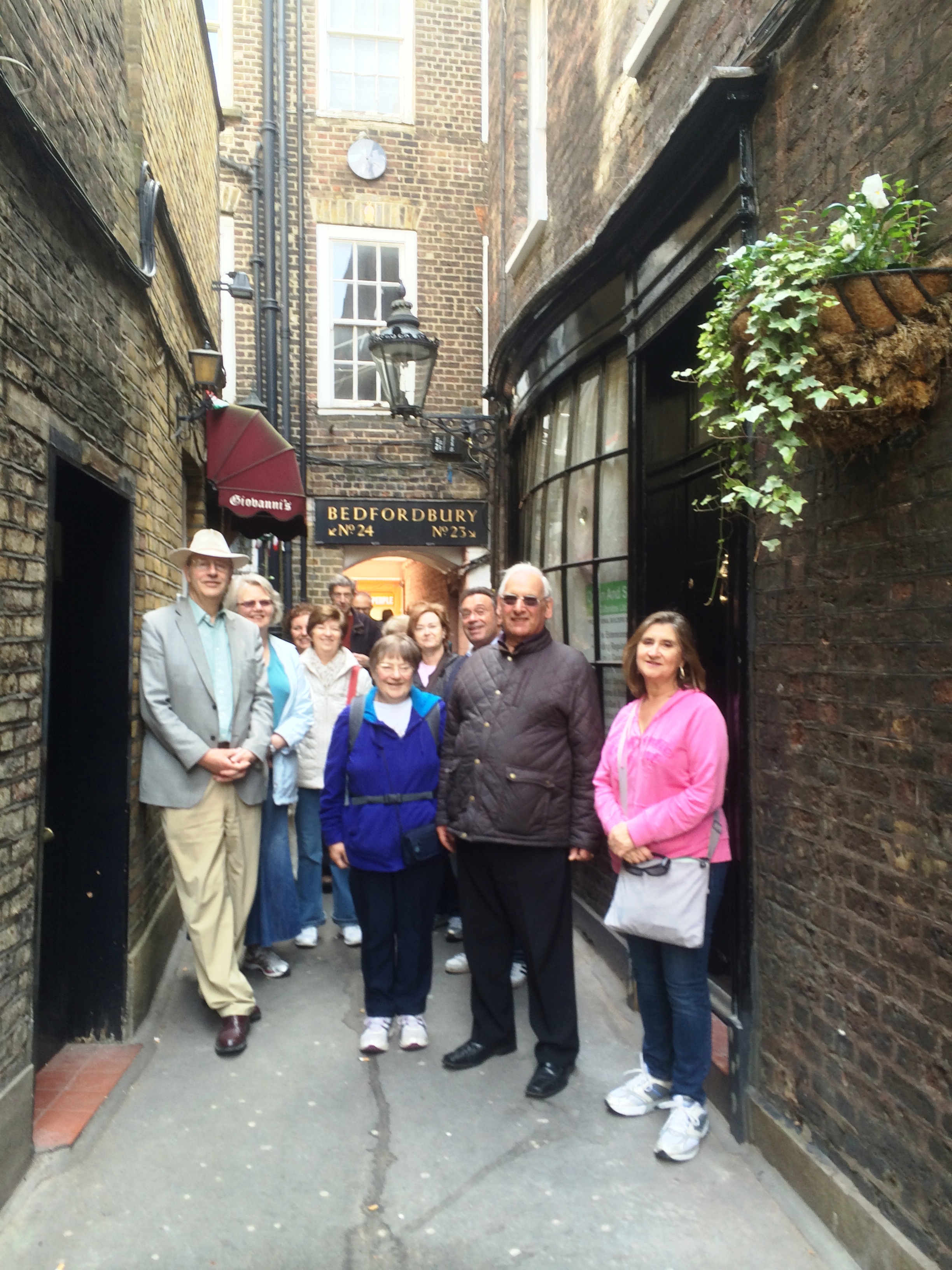 League of Jewish Women West End Jewish walk in Godwins Court