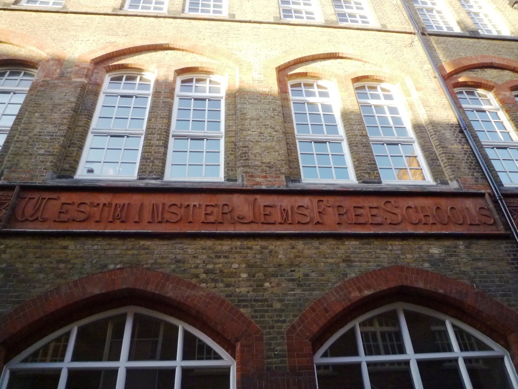 Westminster Jews Free School, Hanway Place off Oxford Street